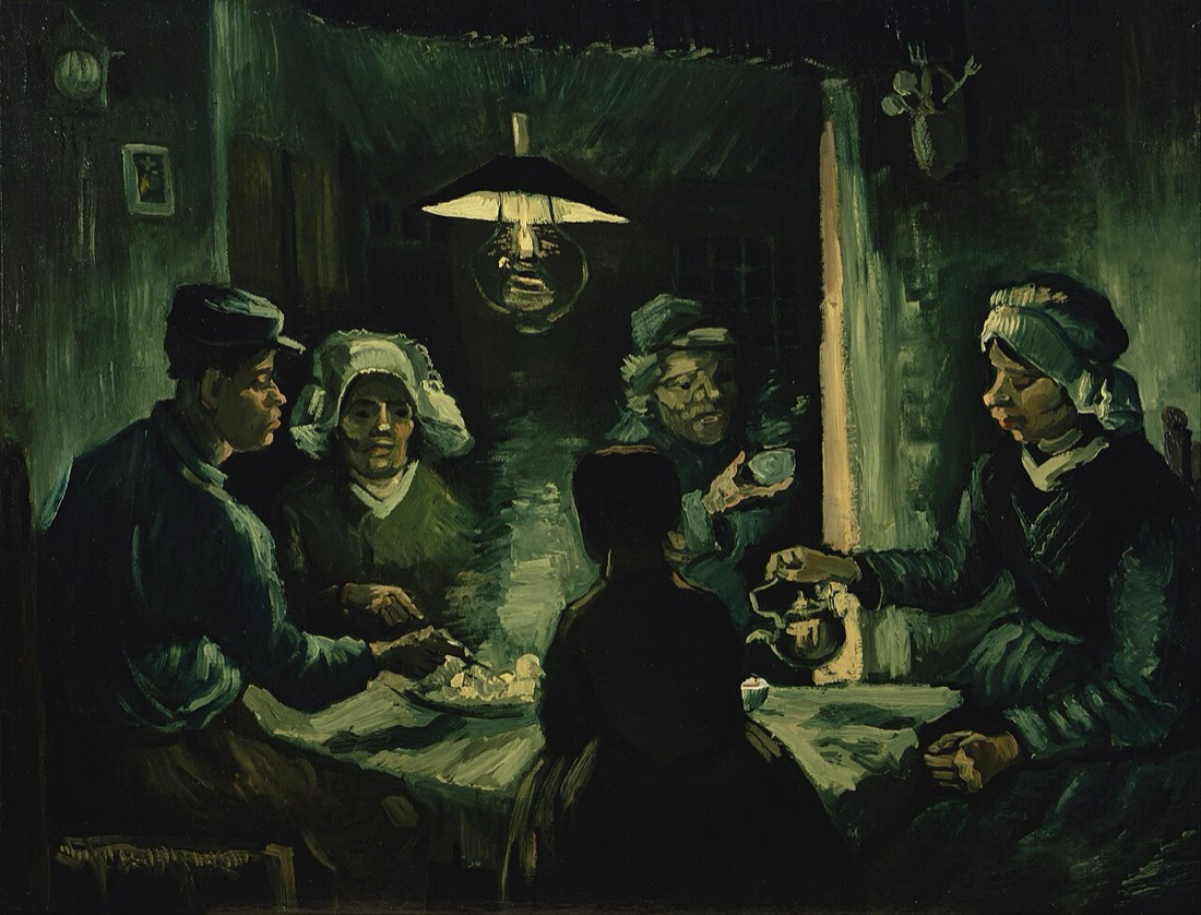De Aardappeleters van Van Gogh