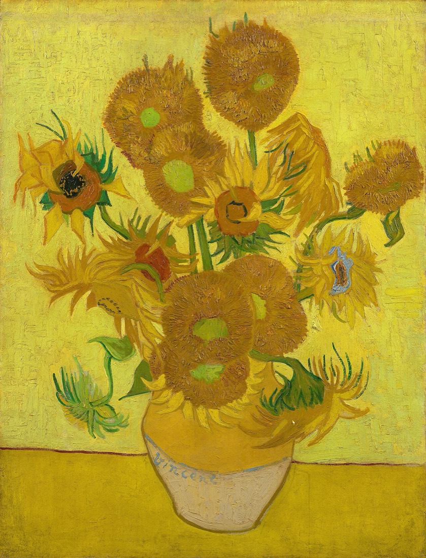 Zonnebloemen van Van Gogh